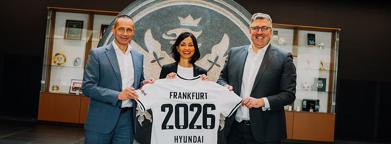 Hyundai und Eintracht Frankfurt verlängern ihre Partnerschaft