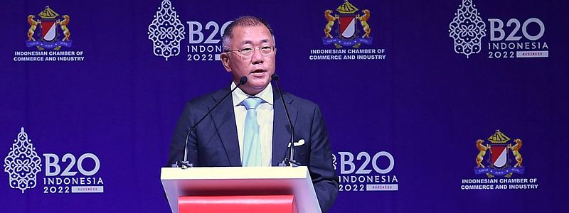 Hyundai Motor Group Executive Chair Urges Bold Action on Climate Change and Energy Poverty at B20 Summit Indonesia 2022